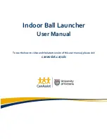 CanAssist Indoor Ball Launcher User Manual предпросмотр