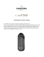 Preview for 1 page of Canatura CAP PRO Quick Start Manual