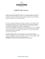 Canatura XMAX V3 Pro Operation Manual preview