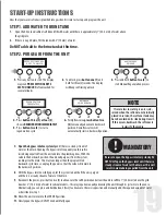 Preview for 19 page of Canature WaterGroup 85UF/DF Owner'S Manual