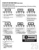 Preview for 25 page of Canature WaterGroup 85UF/DF Owner'S Manual