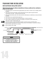 Предварительный просмотр 14 страницы Canature WaterGroup Hydrotech 485HE Owner'S Manual