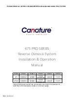 Canature 475 Pro Series Installation & Operation Manual preview