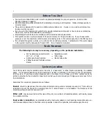 Preview for 3 page of Canature 475QC Installation And Operation Manual