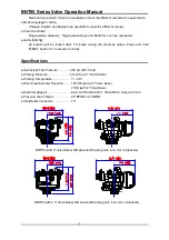 Предварительный просмотр 3 страницы Canature BNT95 Series Operation Manual