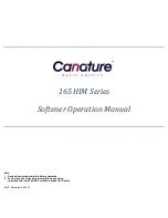 Canature CAN165HIM-100 Operation Manual preview