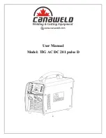 CANAWELD PLB2380148 User Manual preview