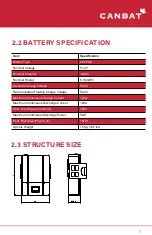 Preview for 7 page of CANBAT TECHNOLOGIES CLI120-48 User Manual