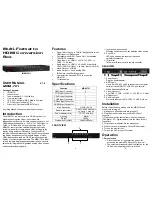 C&C TECHNIC MRM-701 User Manual preview