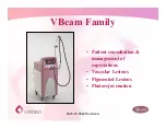 Предварительный просмотр 1 страницы Candela Vbeam Perfecta Manual