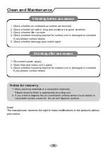 Предварительный просмотр 17 страницы C&H AIR-MASTER SeriesCH-S07RX4 Owner'S Manual