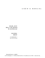 Preview for 1 page of C&H M 2 2 0 User Manual