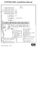 Preview for 1 page of C&K systems 236i/L Installation Manual