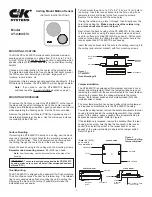 Предварительный просмотр 1 страницы C&K systems DT-6360STC Installation Instructions Manual