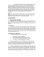 Preview for 4 page of C&K systems Securit 703 User Instructions