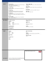 Preview for 2 page of C&K systems Securit 802 Features