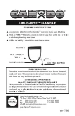 Preview for 1 page of Cando HOLD-RITE Assembly Instructions