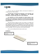 Preview for 2 page of CanDock G2 JETSLIDE Installation And Use Manual