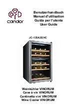 Предварительный просмотр 1 страницы CANDOR VINORUM JC-135A2E/HC User Manual