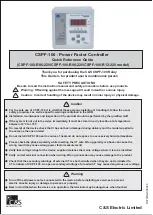 C&S CSPF-100 Quick Reference Manual preview