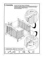 Preview for 7 page of C&T International 740 VICK CRIB Assembly Instructions Manual