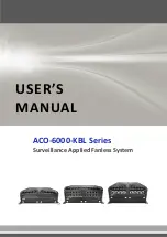 Preview for 1 page of C&T Solution ACO-6000 User Manual