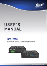 Preview for 1 page of C&T Solution BCO-2000 Series User Manual