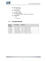 Preview for 11 page of C&T Solution CT-XBT0 Series User Manual