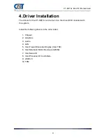 Preview for 31 page of C&T Solution CT-XBT0 Series User Manual