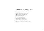 Preview for 5 page of Candulor ARTIKULATOR CA 3.0 Instructions For Use Manual