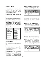 Preview for 44 page of Candy 2DS62X/T User Instructions