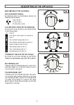 Предварительный просмотр 8 страницы Candy 33001205 Instructions And Advice For Installing, Using And Servicing