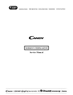 Preview for 1 page of Candy 34016112 Service Manual