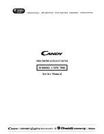 Preview for 1 page of Candy 38000002 CMW700E Service Manual