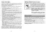 Предварительный просмотр 13 страницы Candy 700 Installation & Maintenance Manual