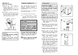 Preview for 3 page of Candy 718 Installation - Use - Maintenance