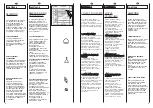 Preview for 20 page of Candy Alise CBL 1055 User Instructions