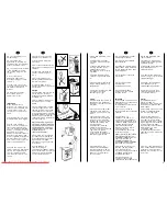 Предварительный просмотр 7 страницы Candy Aquamatic 10 T User Instructions