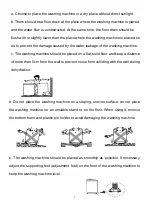 Preview for 7 page of Candy CATL 7080 WKI Instruction Manual