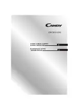 Предварительный просмотр 1 страницы Candy CBCM 25 DS User Instructions