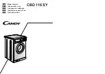 Предварительный просмотр 1 страницы Candy CBD 116 SY User Instructions