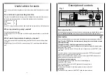 Предварительный просмотр 4 страницы Candy CBL 140 Instructions For Use Manual