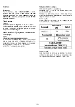 Preview for 23 page of Candy CBP612/3 Instruction On Mounting And Use Manual