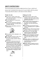 Preview for 3 page of Candy CBP613NGR/S Instruction Manual