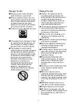 Preview for 4 page of Candy CBP613NGR/S Instruction Manual