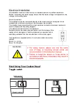 Preview for 9 page of Candy CBP613NGR/S Instruction Manual