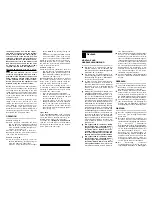 Preview for 3 page of Candy CBT62 Instructions For Use Manual