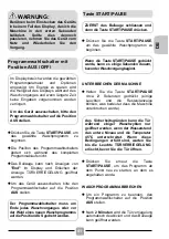 Preview for 41 page of Candy CBW 48TWME-S Manual