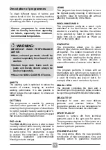 Preview for 74 page of Candy CBW 48TWME-S Manual