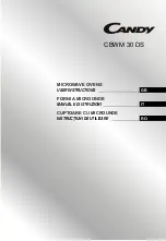 Preview for 1 page of Candy CBWM 30 DS User Instructions